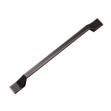 Versatile Kitchen Cabinet Handle 192mm Black Brass