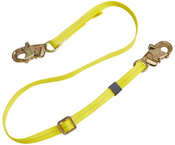 adjustable positioning lanyard for fall protection