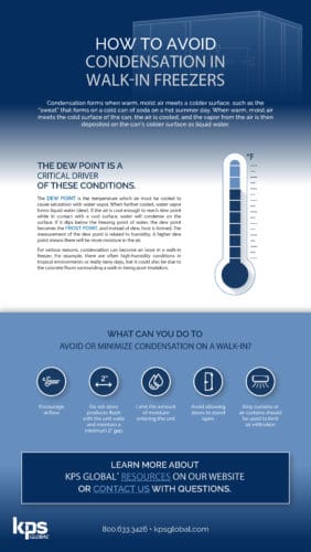 How to Avoid Condensation in Walk-In Freezers