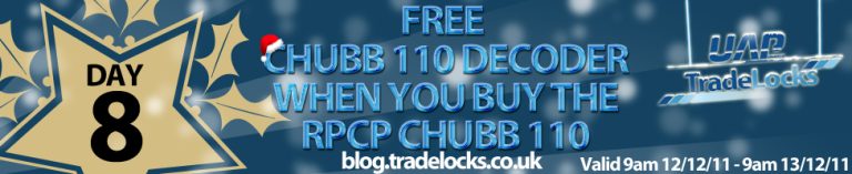 On the Eighth Day of Christmas… FREE Chubb 110 Decoder from TradeLocks