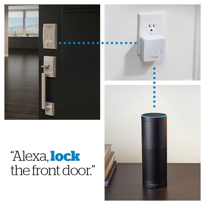 Amazon Alexa - Schlage Sense Smart Deadbolt