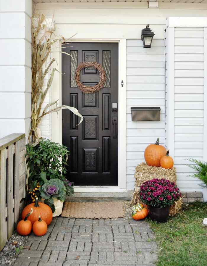 Fall - Front Porch - Schlage Sense Smart Deadbolt