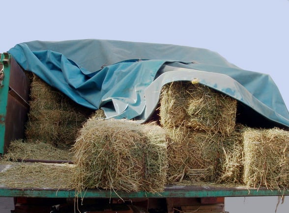 hay tarps in farming